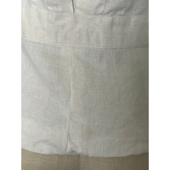 Vintage Ralph Lauren Cream Linen Blazer Size 4 - Picture 9 of 10